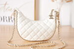chanel as3917 clutch with chain lambskin shiny light gold metal white 002 luxibags.ru .jpg