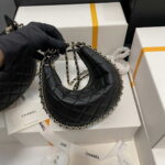 chanel as3917 small hobo bag lambskin shiny light gold metal black 003 luxibags.ru .jpg