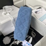 chanel as3921 flap classic bag woc denim blue 006 luxibags.ru .jpg