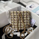 chanel as3947 small backpack wool tweed lambski gold tone metal brown 002 luxibags.ru .jpg