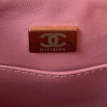 chanel as3970 flap bag with top handle lambskin gold tone metal pink 008 luxibags.ru .jpg