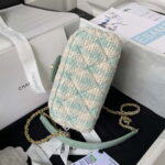 chanel as3973 small vanity case tweed lambskin gold metal green white 005 luxibags.ru .jpg