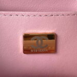 chanel as3973 small vanity case tweed lambskin gold metal pink ecru 008 luxibags.ru .jpg