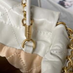 chanel as3980 22 mini handbag shiny calfskin gold tone metal white 007 luxibags.ru .jpg