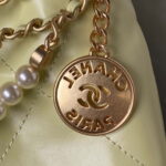 chanel as3980 22 mini handbag shiny calfskin gold tone metal yellow 004 luxibags.ru .jpg