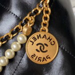 chanel as3980 22 mini handbag shiny crumpled calfskin gold tone metal black 004 luxibags.ru .jpg