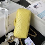 chanel as4040 mini flap classic bag 18 woc camellia lambskin yellow 003 luxibags.ru .jpg