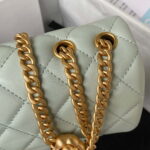 chanel as4041 flap classic bag cf camellia navy green gray lambskin gold 009 luxibags.ru .jpg