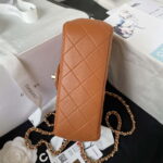 chanel as4140 camellia embossed with top handle bag caramel 006 luxibags.ru .jpg