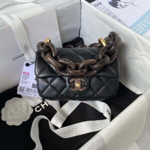chanel as4165 mini flap bag lambskin wenge wood gold tone metal black 001 luxibags.ru .jpg