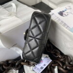 chanel as4165 mini flap bag lambskin wenge wood gold tone metal black 007 luxibags.ru .jpg