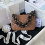 chanel as4165 mini flap bag lambskin wenge wood gold tone metal light brown 002 luxibags.ru .jpg