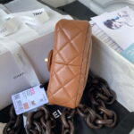 chanel as4165 mini flap bag lambskin wenge wood gold tone metal light brown 006 luxibags.ru .jpg