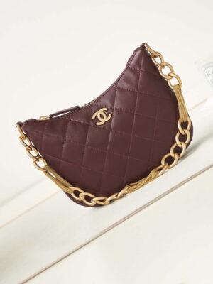 chanel as4220 hobo handbag lambskin wine red 001 luxibags.ru .jpg