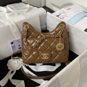 chanel as4323 small hobo bag shiny crumpled calfskin gold metal caramel 001 luxibags.ru .jpg