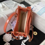 chanel as4323 small hobo bag shiny crumpled calfskin gold metal orange 007 luxibags.ru .jpg