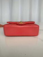 chanel as4384 mini flap bag pearly lambskin imitation pearls gold tone metal red 04 luxibags.ru .jpg