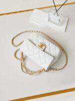 chanel as4384 mini flap bag pearly lambskin imitation pearls gold tone metal white 07 luxibags.ru .jpg