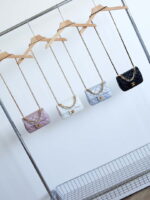 chanel as4385 mini flap bag pearly lambskin imitation pearls gold tone metal blue 10 luxibags.ru .jpg