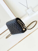 chanel as4452 flap bag lambskin with pearl metal chain black 004 luxibags.ru .jpg