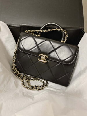 chanel as4469 small box bag shiny calfskin gold tone metal black 001 luxibags.ru .jpg