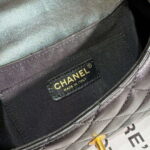 chanel as4569 large bag with top handle pearly lambskin gold tone metal black 008 luxibags.ru .jpg