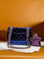 chanel as4646 mini flap bag star coin purse mirror calfskin metallic calfskin gold tone metal blue 02 luxibags.ru .jpg