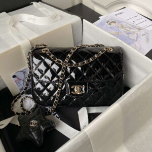 chanel as4648 flap bag star coin purse mirror calfskin metallic calfskin gold tone metal black 019 luxibags.ru .jpg