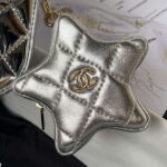 chanel as4648 flap bag star coin purse mirror calfskin metallic calfskin gold tone metal silver 005 luxibags.ru 1.jpg