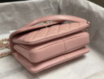 chanel as4654 trendy cc flap bag with top handle pink lambskin multicolor logo 004 luxibags.ru .jpg