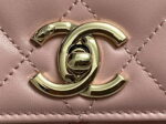 chanel as4654 trendy cc flap bag with top handle pink lambskin multicolor logo 006 luxibags.ru .jpg