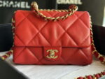 chanel flap bag lambskin as3498 red 012 luxibags.ru .jpg