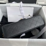 chanel flap classic bag grained shiny calfskin black a01112 gold seamless edge 006 luxibags.ru .jpg