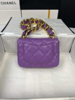 chanel mini flap bag lambskin gold tone metal as3213 022 luxibags.ru .jpg