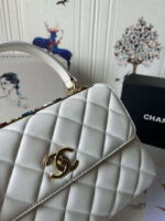 chanel trendy 24c flap bag with top handle lambskin bag a92236 white multicolor logo 005 luxibags.ru .jpg