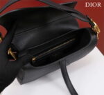 dior m0456 mini saddle bag with strap black grained calfskin 005 luxibags.ru .jpg