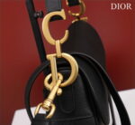 dior m0456 mini saddle bag with strap black grained calfskin 006 luxibags.ru .jpg