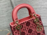 dior m0505 mini lady bag metallic cannage lambskin limited edition heavy industry beads red 003 luxibags.ru .jpg