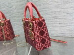 dior m0505 mini lady bag metallic cannage lambskin limited edition heavy industry beads red 007 luxibags.ru .jpg