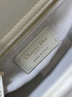 dior m0531 small lady dior bag white cannage lambskin with gold finish butterfly studs 09 luxibags.ru .jpg