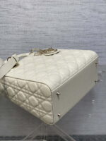 dior m0565 medium lady dior bag beige grained cannage calfskin gold 07 luxibags.ru .jpg