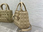 dior m0565 medium lady dior bag milk tea cannage lambskin enamel hardware 06 luxibags.ru .jpg