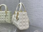 dior m0565 medium lady dior bag white cannage lambskin enamel hardware 06 luxibags.ru .jpg