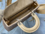 dior m0613 small lady d joy bag cannage lambskin limited edition heavy industry beads apricot 008 luxibags.ru .jpg