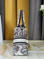 dior m1265 small book tote white and black plan de paris embroidery m9616 004 luxibags.ru .jpg