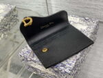 dior s5611 saddle flap card holder black grained calfskin 04 luxibags.ru .jpg