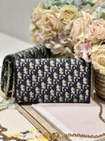 dior s5703 bobby east west pouch with chain blue dior oblique jacquard 004 luxibags.ru .jpg