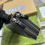 gucci 395474 guccissima leather zip around case black 7 luxibags.ru .jpg