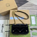 gucci 446744 gg marmont mini shoulder bag black quilted velvet 2 luxibags.ru .jpg