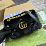 gucci 446744 gg marmont mini shoulder bag black quilted velvet 5 luxibags.ru .jpg